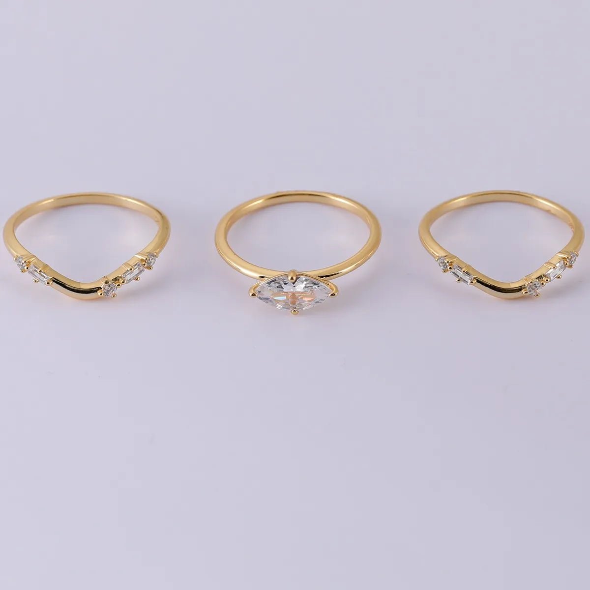 1 Carat Moissanite 925 Sterling Silver 3pcs Ring Set - Samuels Jewelers