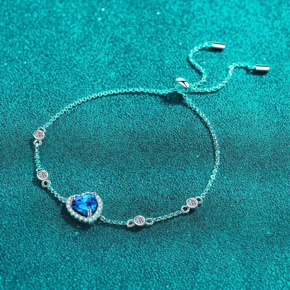 1 Carat Moissanite Bracelet - 925 Sterling Silver - Samuels Jewelers
