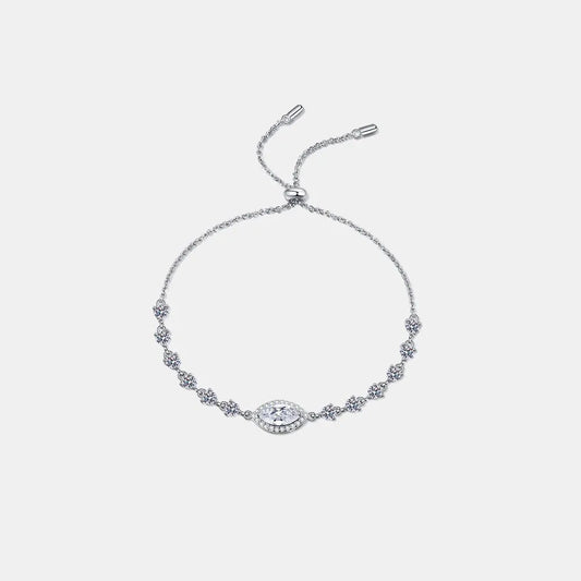 1 Carat Moissanite 925 Sterling Silver Bracelet - Samuels Jewelers