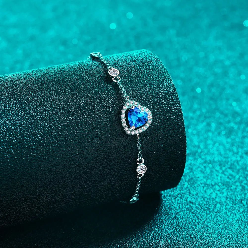 1 Carat Moissanite Bracelet - 925 Sterling Silver - Samuels Jewelers