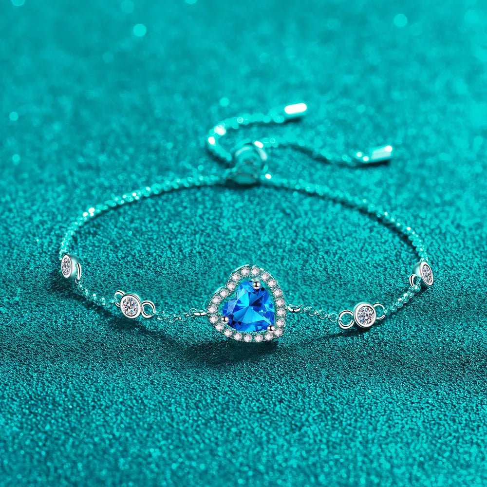 1 Carat Moissanite Bracelet - 925 Sterling Silver - Samuels Jewelers