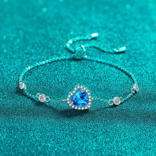 1 Carat Moissanite Bracelet - 925 Sterling Silver - Samuels Jewelers
