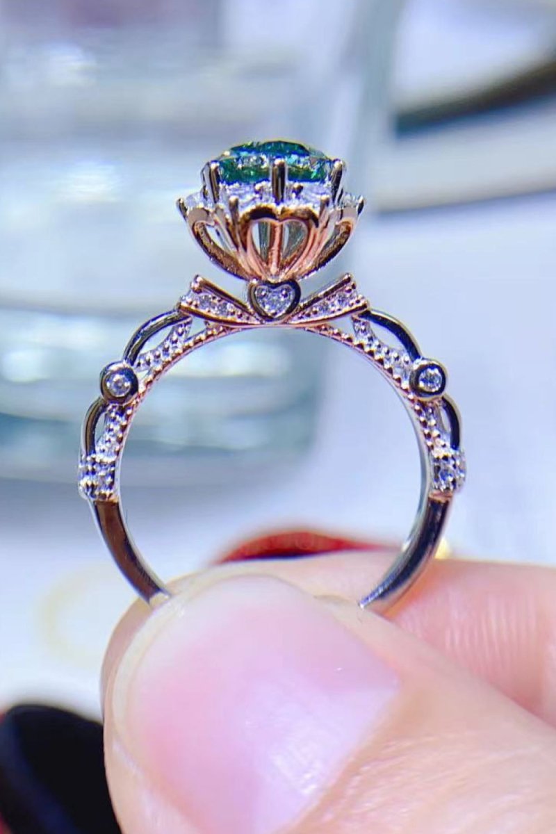 1 Carat Ring Moissanite Store - 925 Sterling Silver - Samuels Jewelers