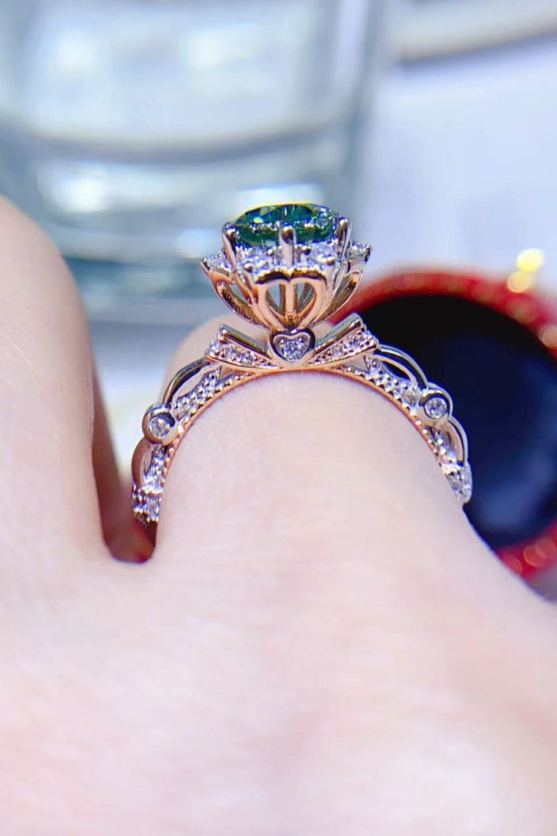 1 Carat Ring Moissanite Store - 925 Sterling Silver - Samuels Jewelers