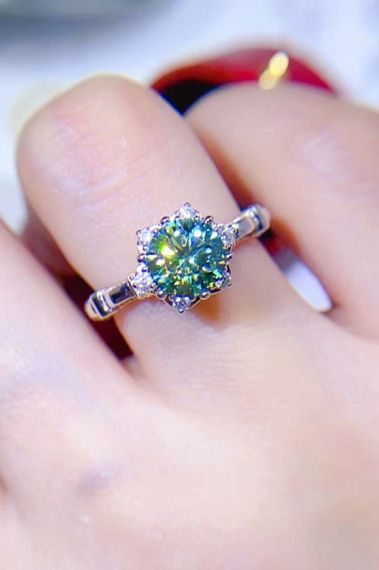 1 Carat Ring Moissanite Store - 925 Sterling Silver - Samuels Jewelers