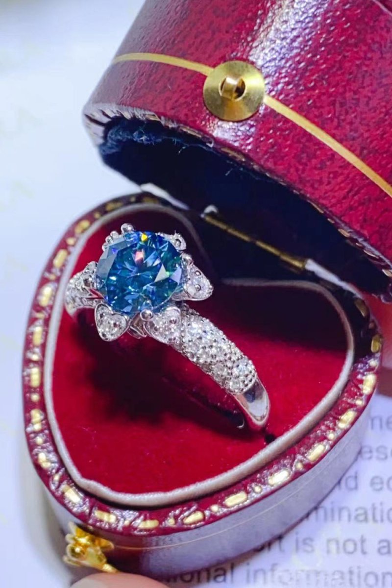 1 Carat Moissanite Stone Ring - 925 Sterling Silver - Samuels Jewelers
