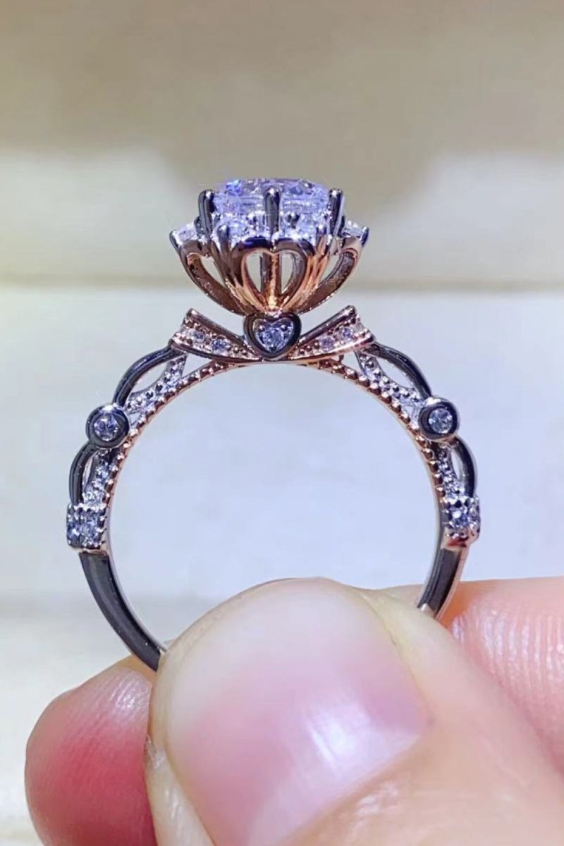 1 Carat Ring Moissanite Store - 925 Sterling Silver - Samuels Jewelers