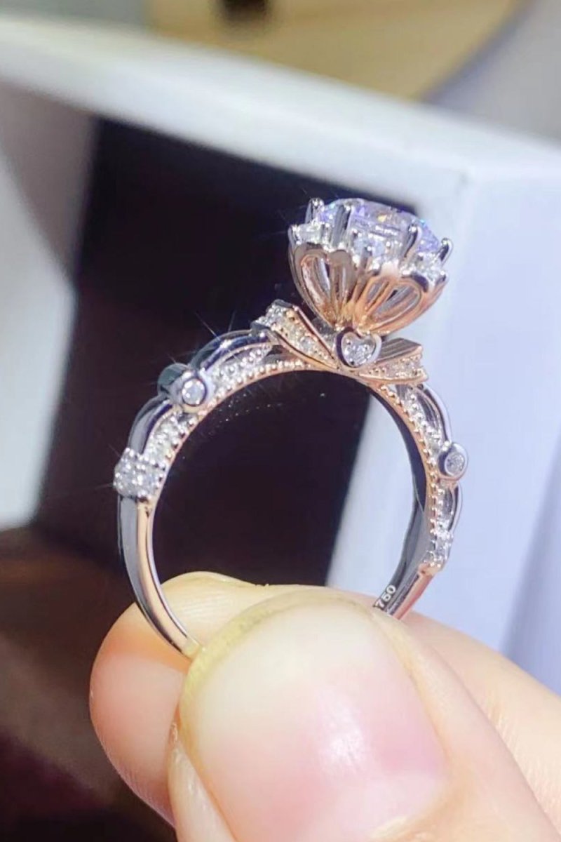 1 Carat Ring Moissanite Store - 925 Sterling Silver - Samuels Jewelers