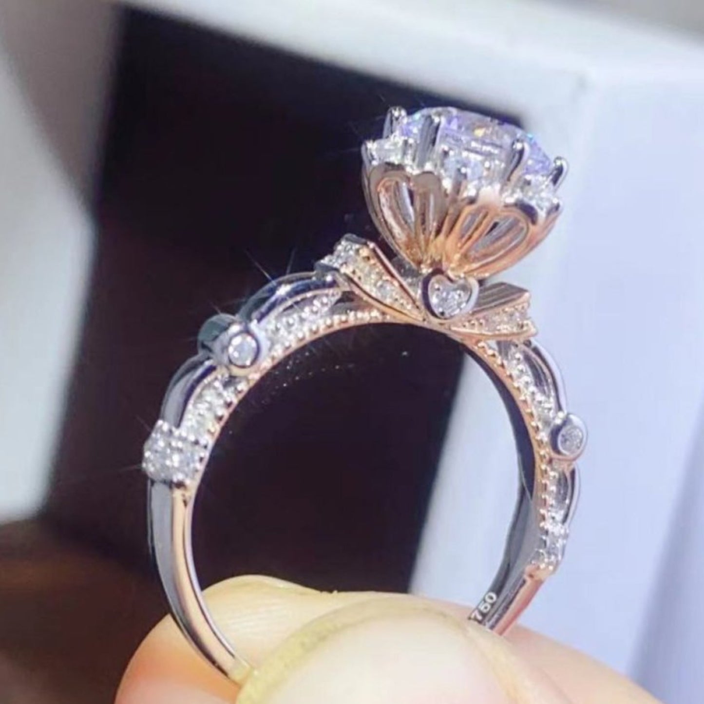 1 Carat Ring Moissanite Store - 925 Sterling Silver - Samuels Jewelers