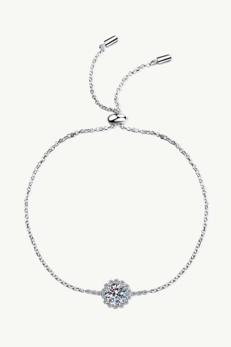 1 Carat Moissanite Chain Bracelet - Samuels Jewelers