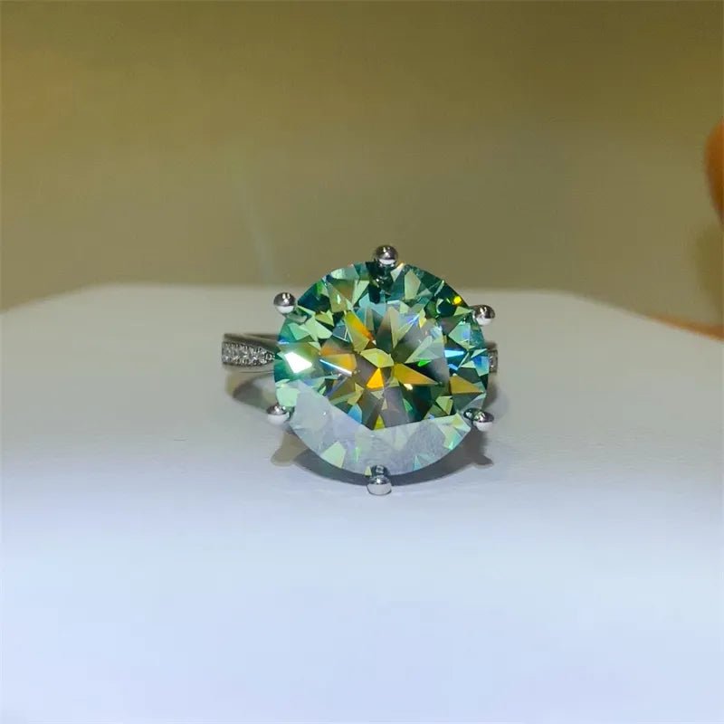 10 Carat Moissanite 925 Sterling Silver Ring - Samuels Jewelers