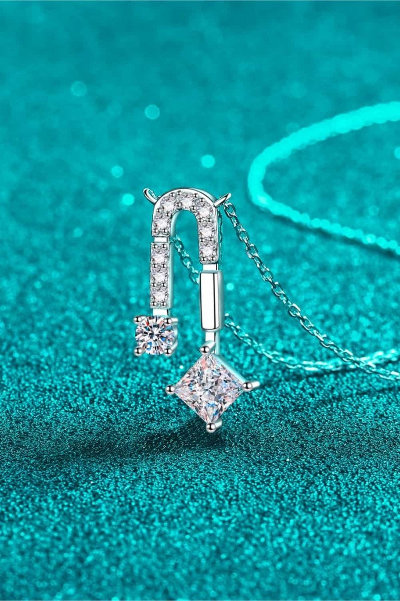 1.3 Carat Moissanite 925 Sterling Silver Necklace - Samuels Jewelers