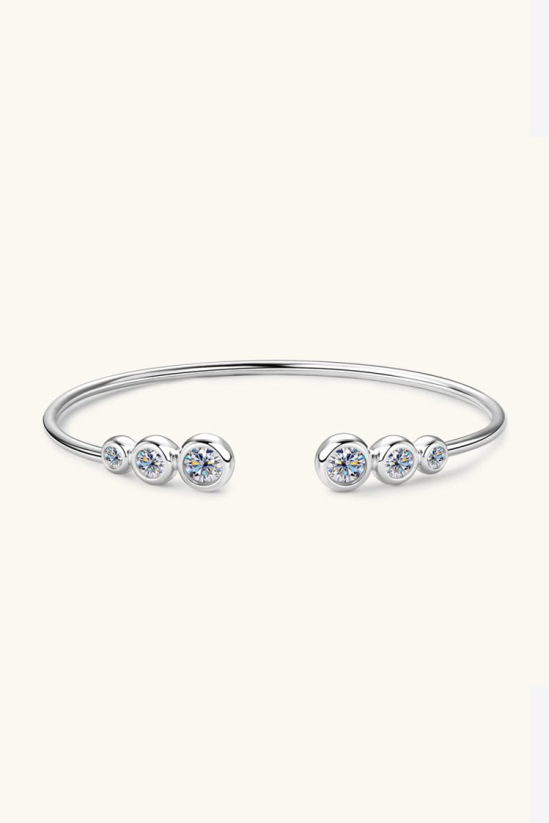 1.8 Carat Moissanite 925 Sterling Silver Bracelet - Samuels Jewelers