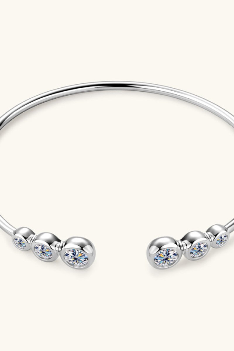 1.8 Carat Moissanite 925 Sterling Silver Bracelet - Samuels Jewelers