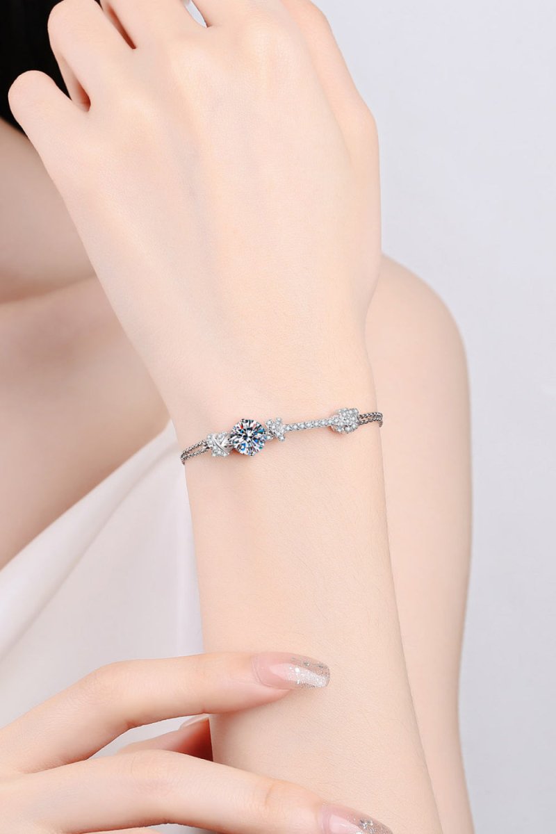 2 Carat Moissanite 925 Sterling Silver Bracelet - Samuels Jewelers
