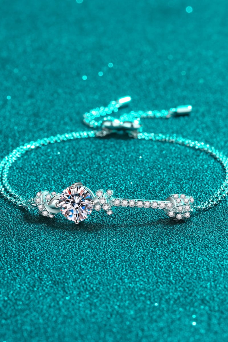2 Carat Moissanite 925 Sterling Silver Bracelet - Samuels Jewelers