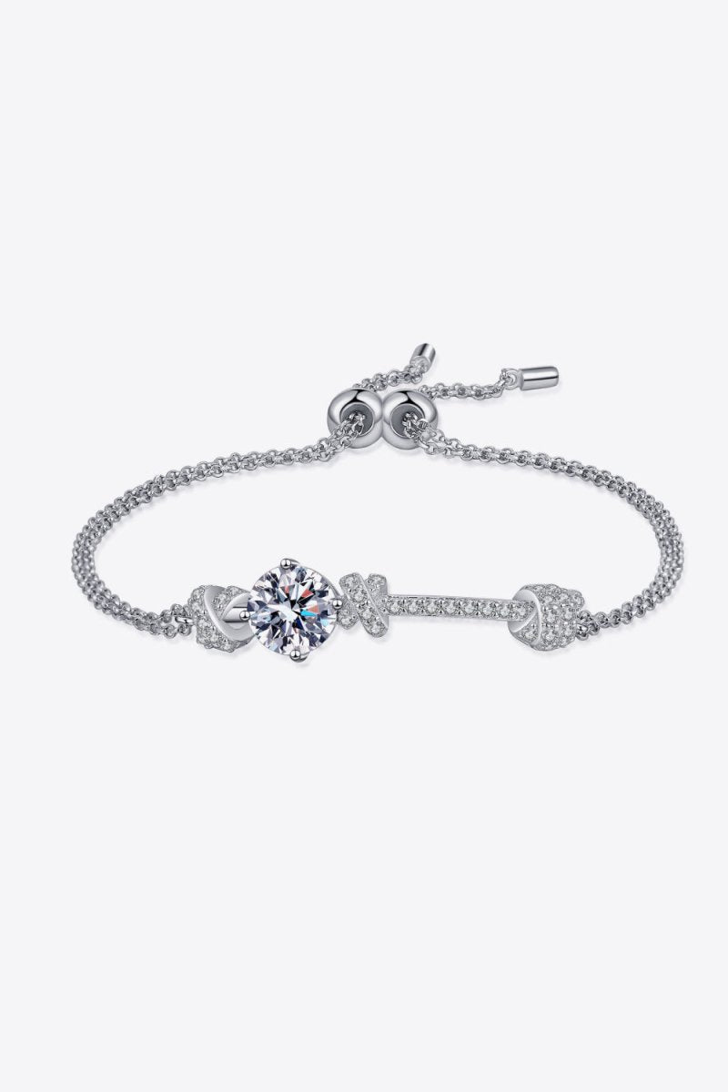 2 Carat Moissanite 925 Sterling Silver Bracelet - Samuels Jewelers