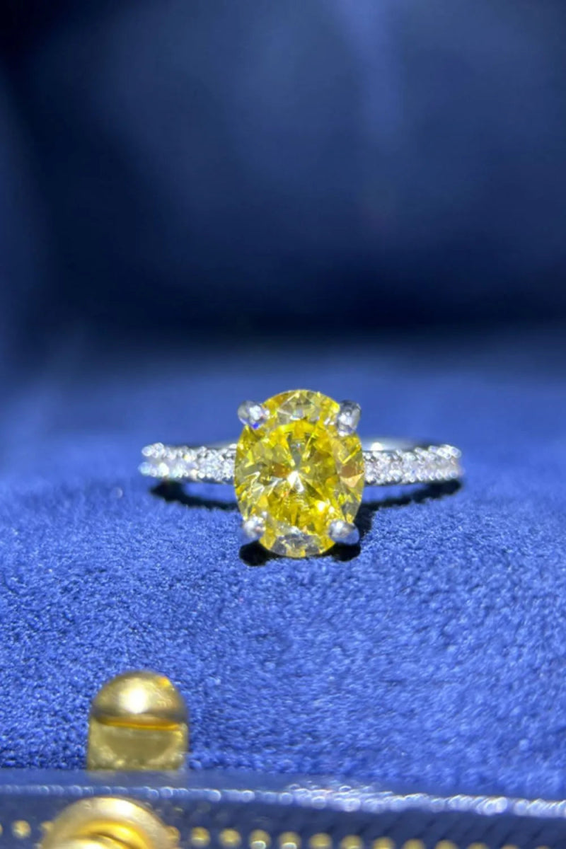 2 Carat Ring Moissanite Stone 925 Sterling Silver - Samuels Jewelers