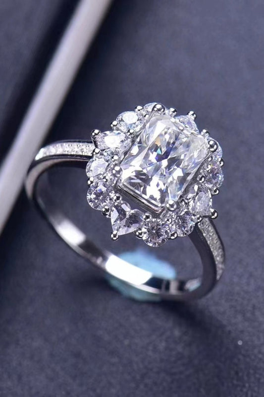 2 Carat Moissanite Ring - 925 Sterling Silver - Samuels Jewelers