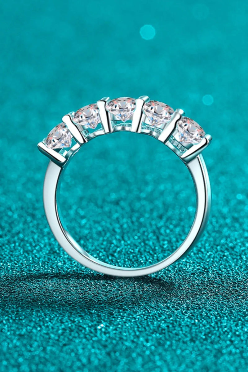 2.5 Carat Moissanite 925 Sterling Silver Ring - Samuels Jewelers