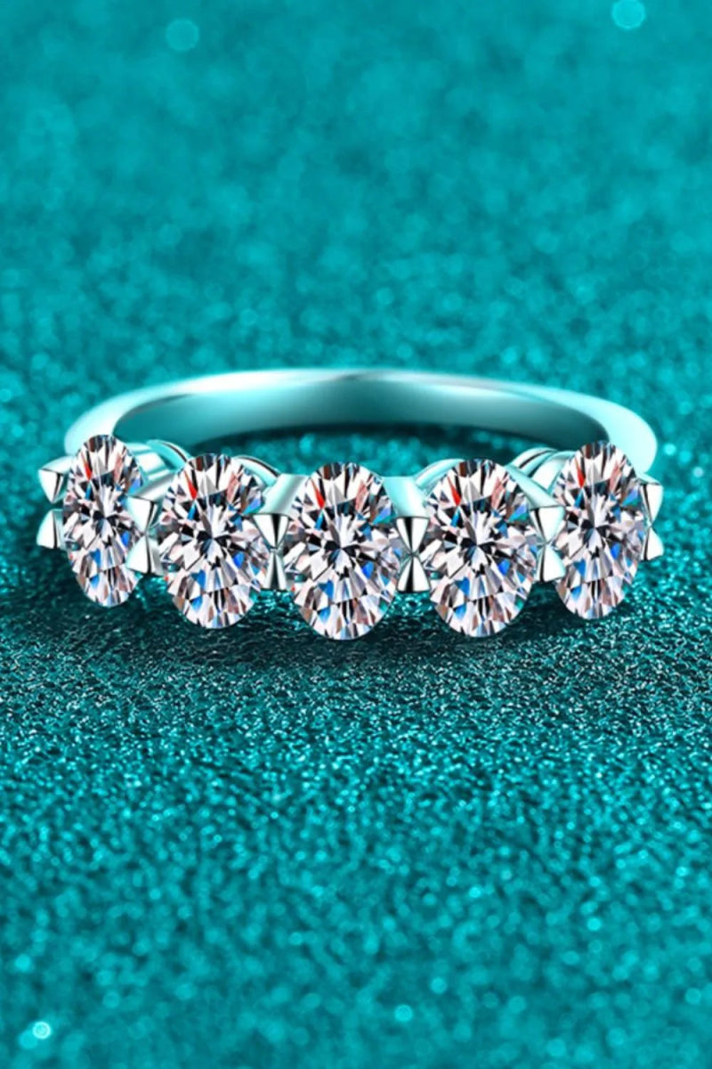 2.5 Carat Moissanite 925 Sterling Silver Ring - Samuels Jewelers