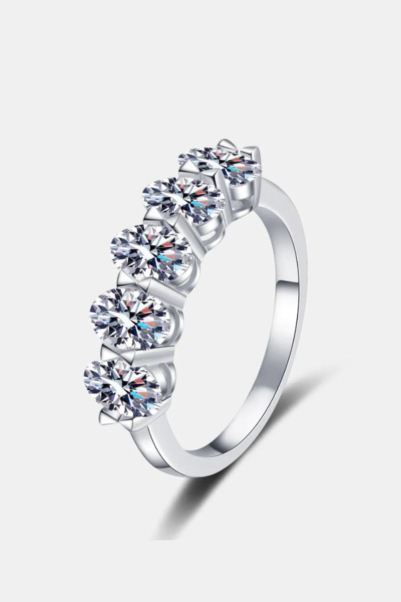 2.5 Carat Moissanite 925 Sterling Silver Ring - Samuels Jewelers