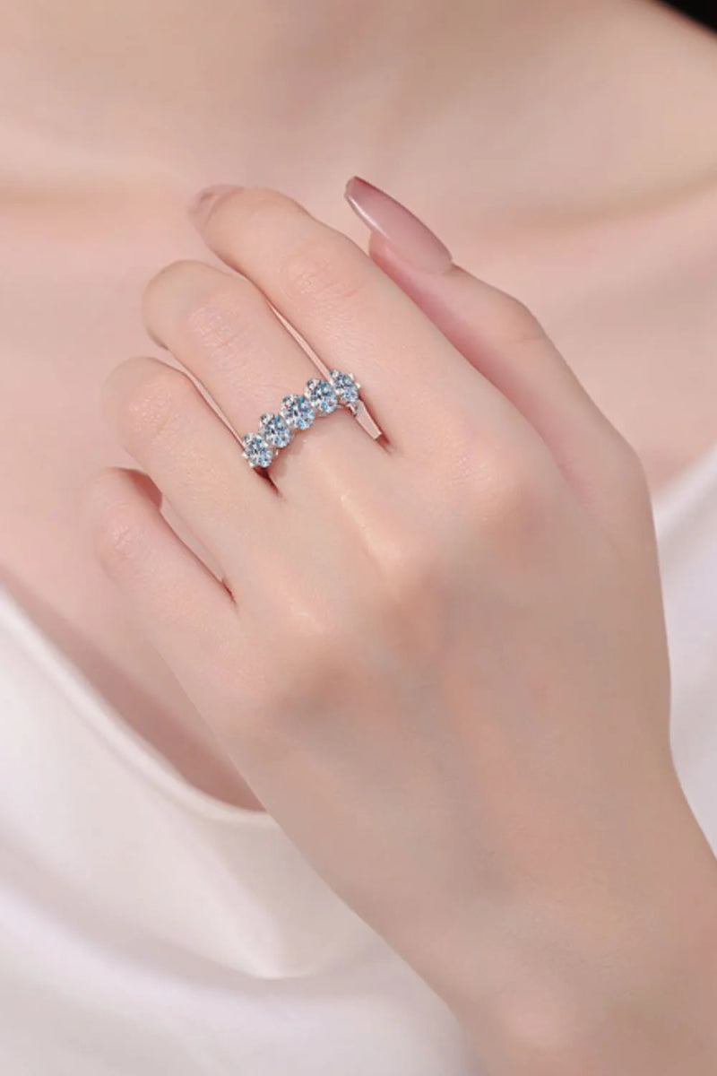 2.5 Carat Moissanite 925 Sterling Silver Ring - Samuels Jewelers