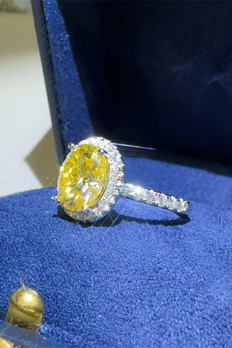 3 Carat Moissanite Stone Ring - 925 Sterling Silver - Samuels Jewelers