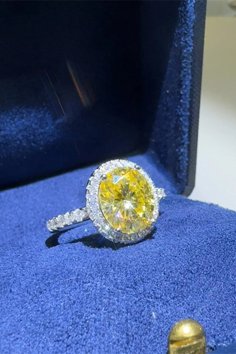 3 Carat Moissanite Stone Ring - 925 Sterling Silver - Samuels Jewelers