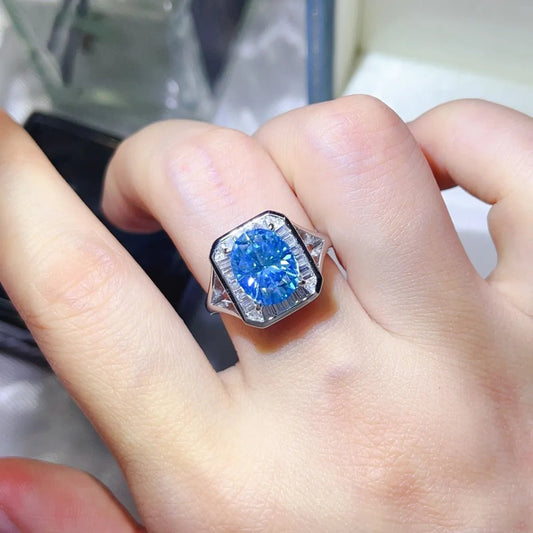 3 Carat Moissanite Square Ring - Samuels Jewelers