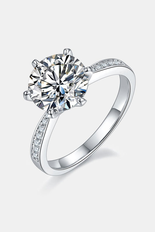 3 Ct Moissanite Side Stone Ring - Samuels Jewelers