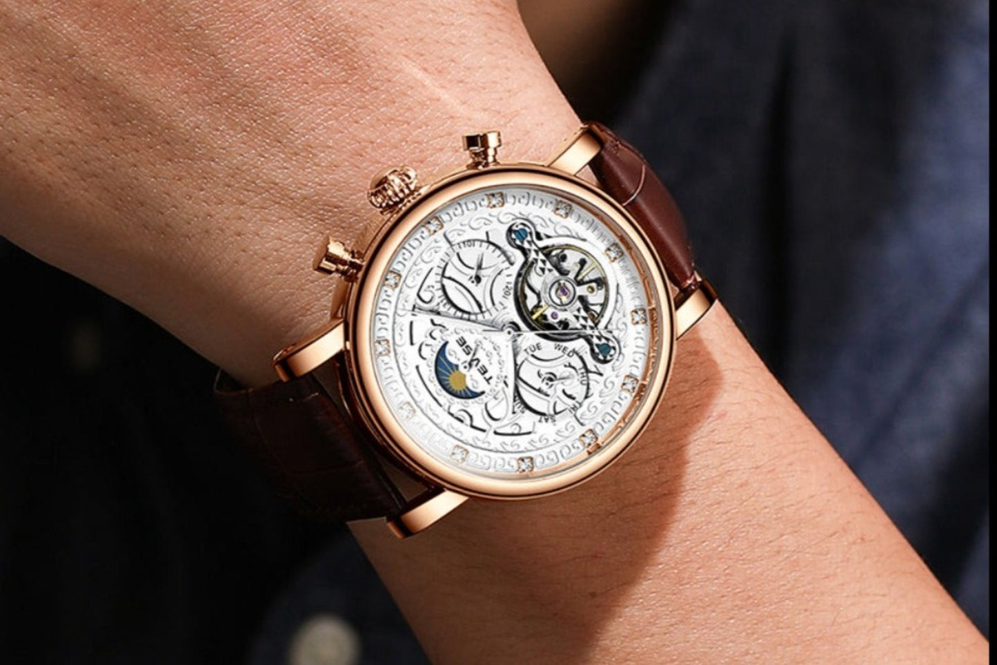 Luxury Mechanical Automatic Men's Wrist Watch - Samuels Jewelers