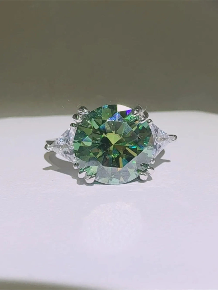 5 Carat Moissanite 925 Sterling Silver Ring - Samuels Jewelers