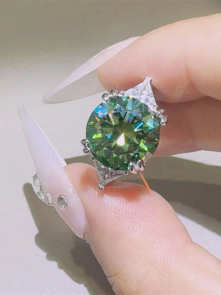 5 Carat Moissanite 925 Sterling Silver Ring - Samuels Jewelers