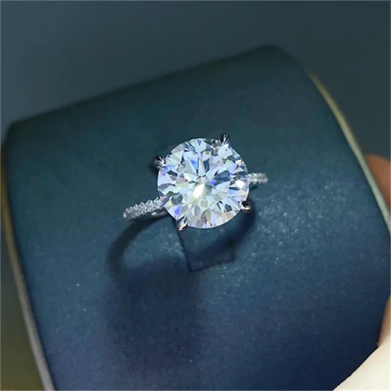 5 Carat Moissanite Ring - 925 Sterling Silver - Samuels Jewelers
