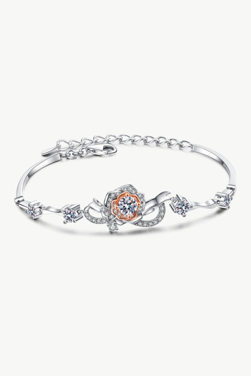 925 Sterling Silver Moissanite Bracelet - Samuels Jewelers