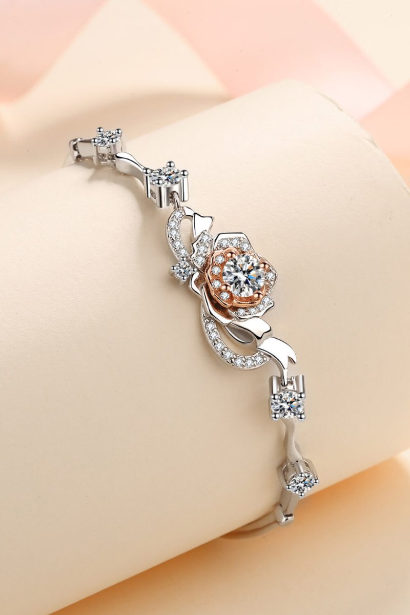 925 Sterling Silver Moissanite Bracelet - Samuels Jewelers