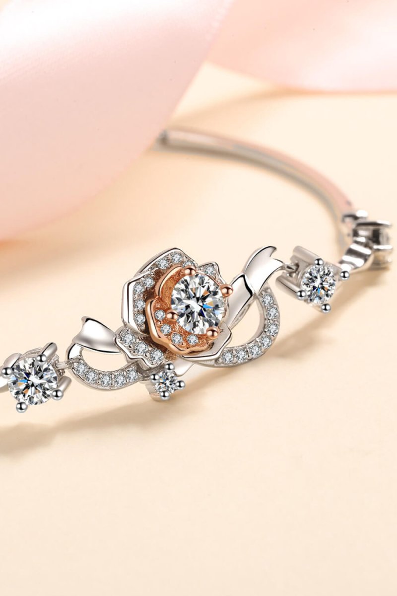 925 Sterling Silver Moissanite Bracelet - Samuels Jewelers