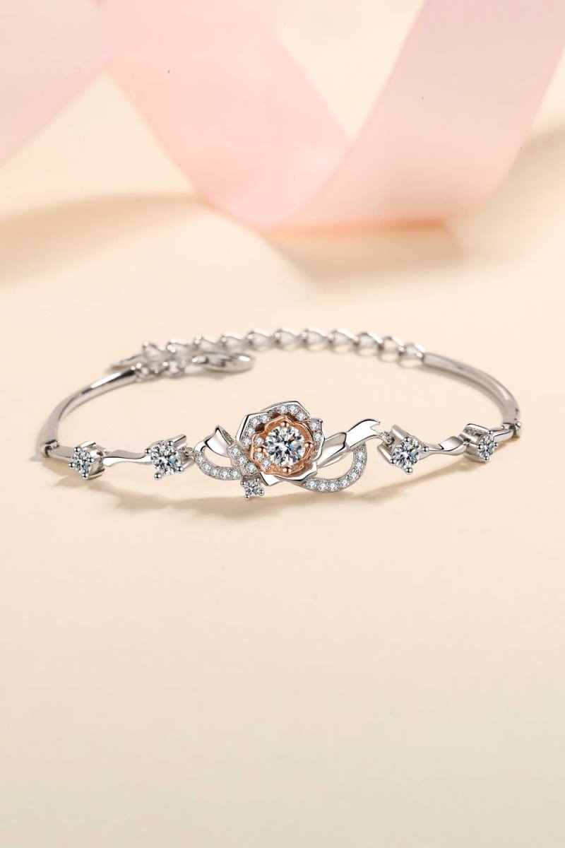 925 Sterling Silver Moissanite Bracelet - Samuels Jewelers