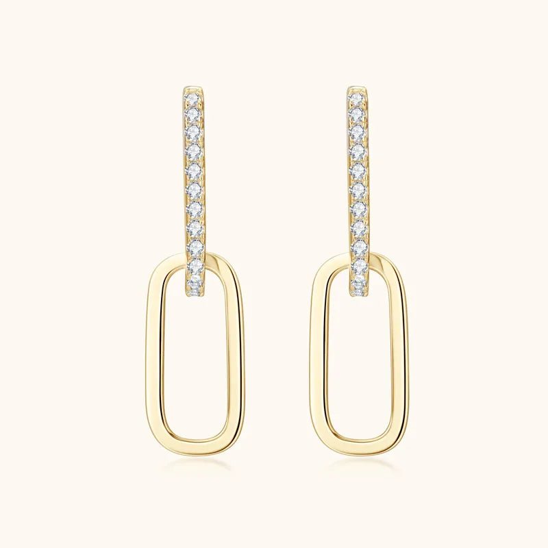 925 Sterling Silver Moissanite Earrings - Samuels Jewelers