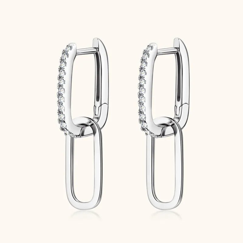 925 Sterling Silver Moissanite Earrings - Samuels Jewelers