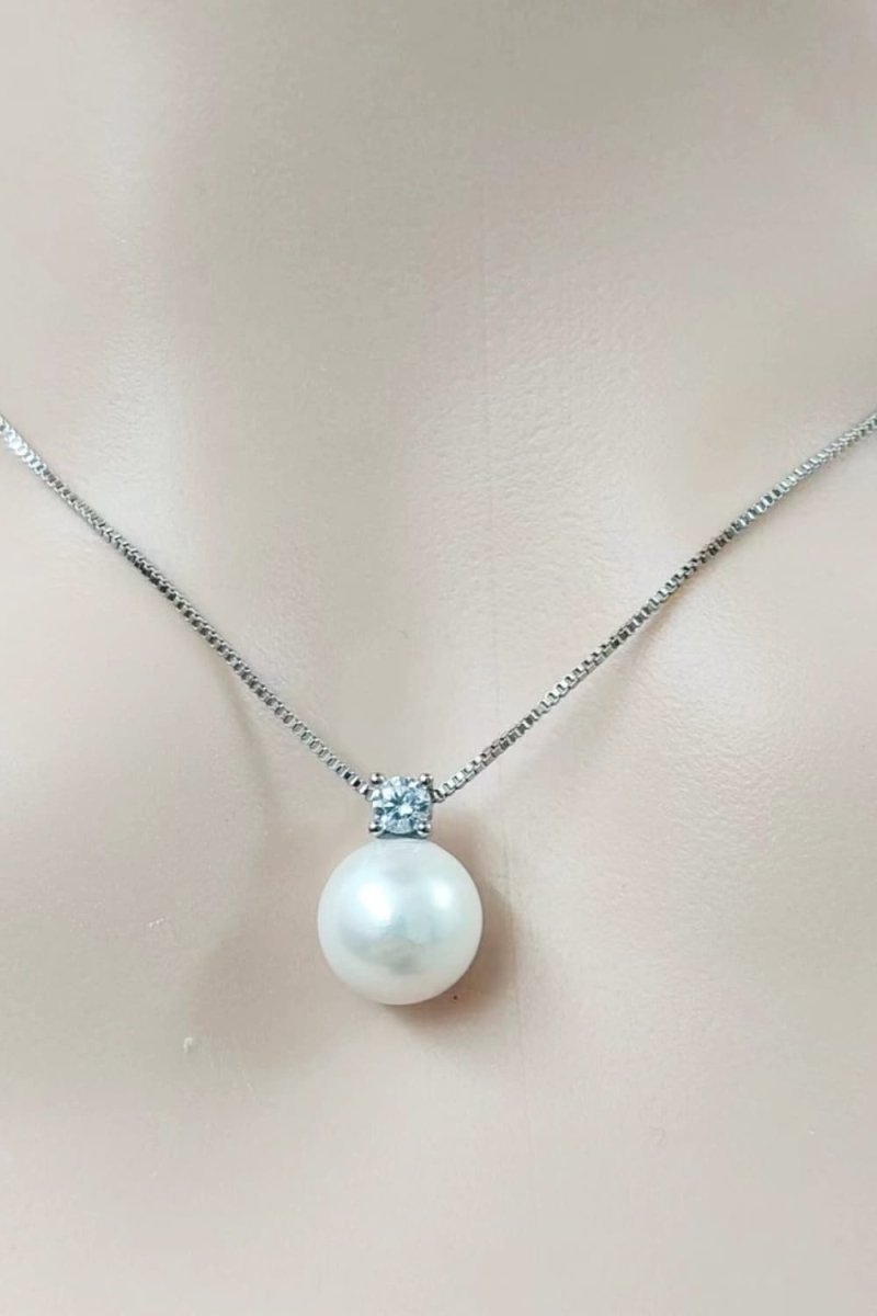 Freshwater Pearl 925 Sterling Silver Necklace - Samuels Jewelers