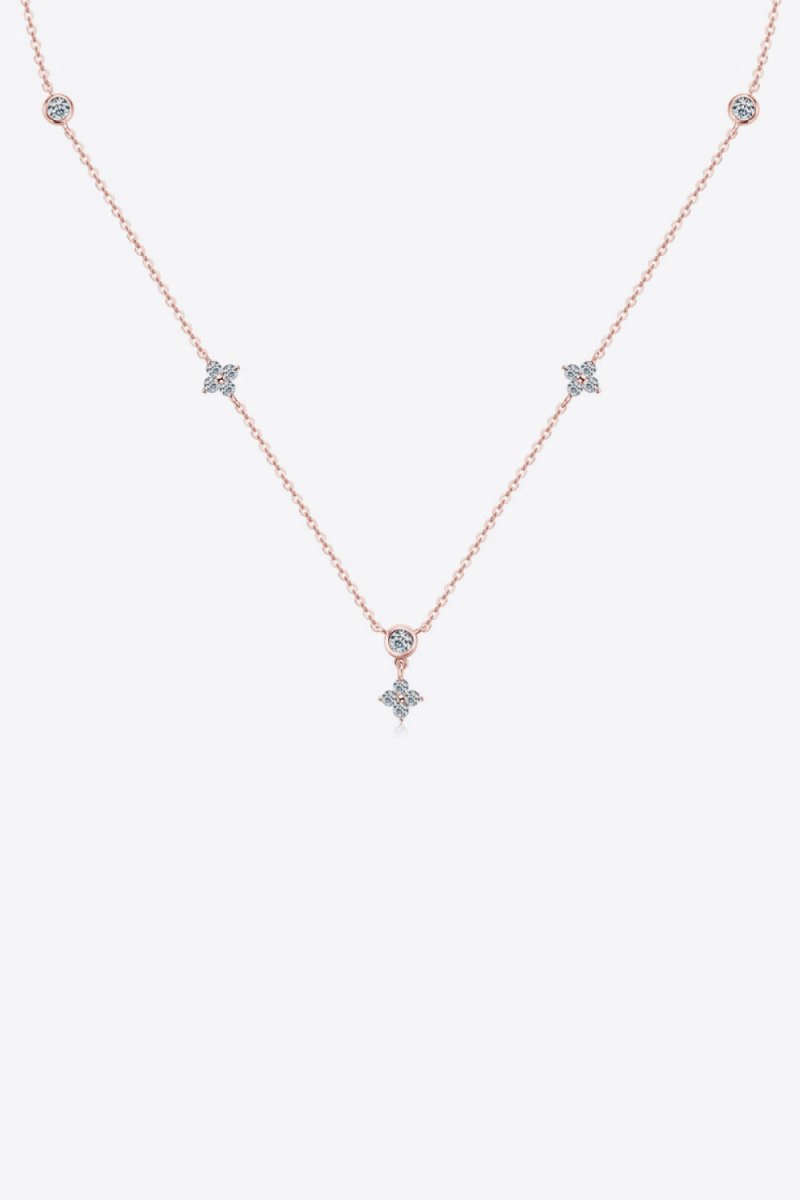 Moissanite 925 Sterling Silver Necklace - Samuels Jewelers