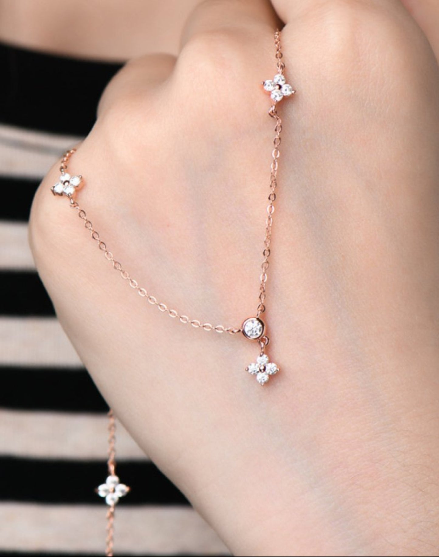 Moissanite 925 Sterling Silver Necklace - Samuels Jewelers