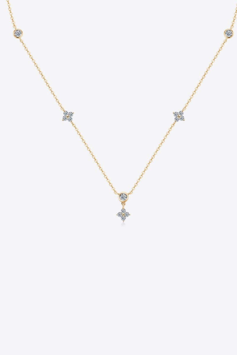 Moissanite 925 Sterling Silver Necklace - Samuels Jewelers