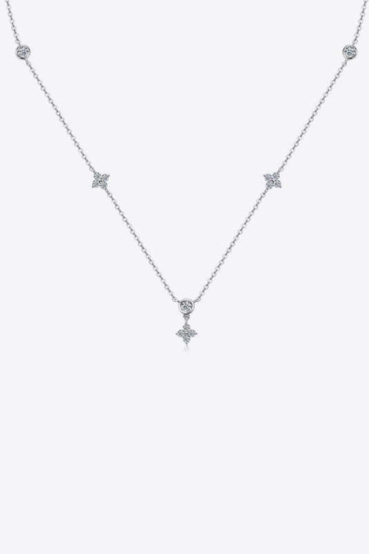 Moissanite 925 Sterling Silver Necklace - Samuels Jewelers