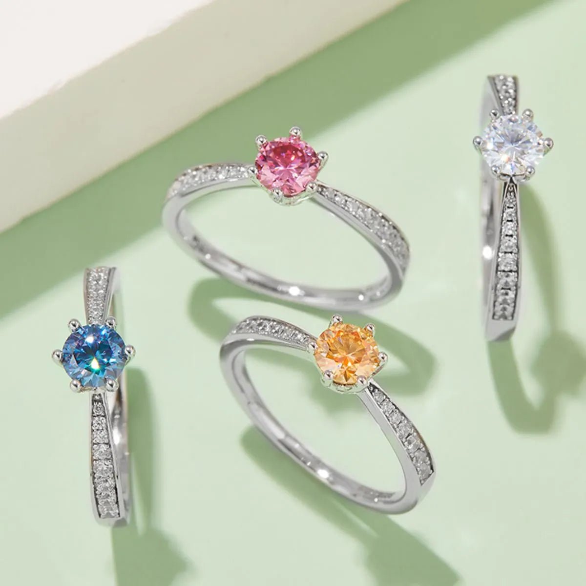 Moissanite 925 Sterling Silver Ring - Samuels Jewelers