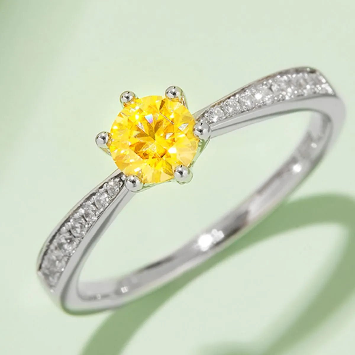 Moissanite 925 Sterling Silver Ring - Samuels Jewelers