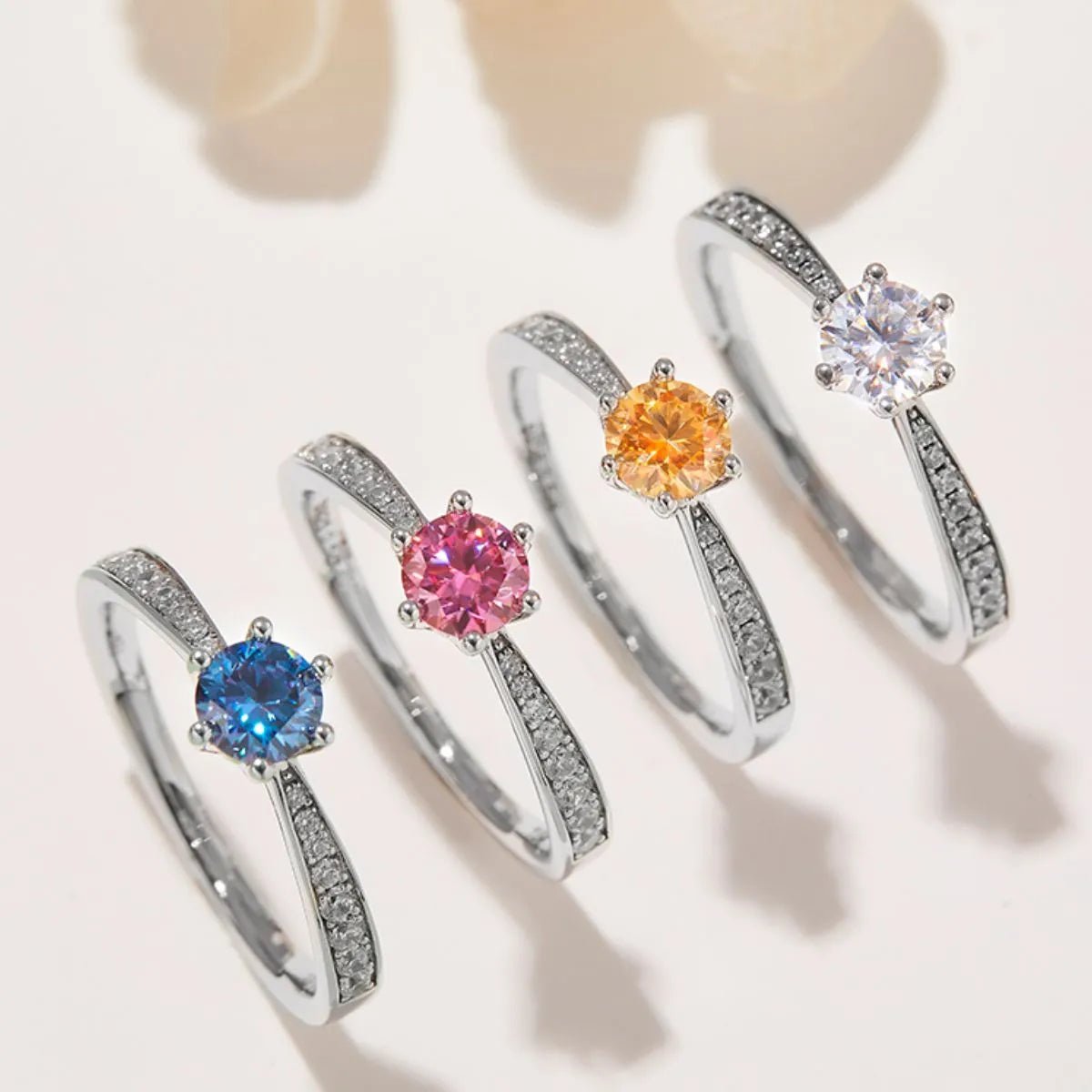 Moissanite 925 Sterling Silver Ring - Samuels Jewelers
