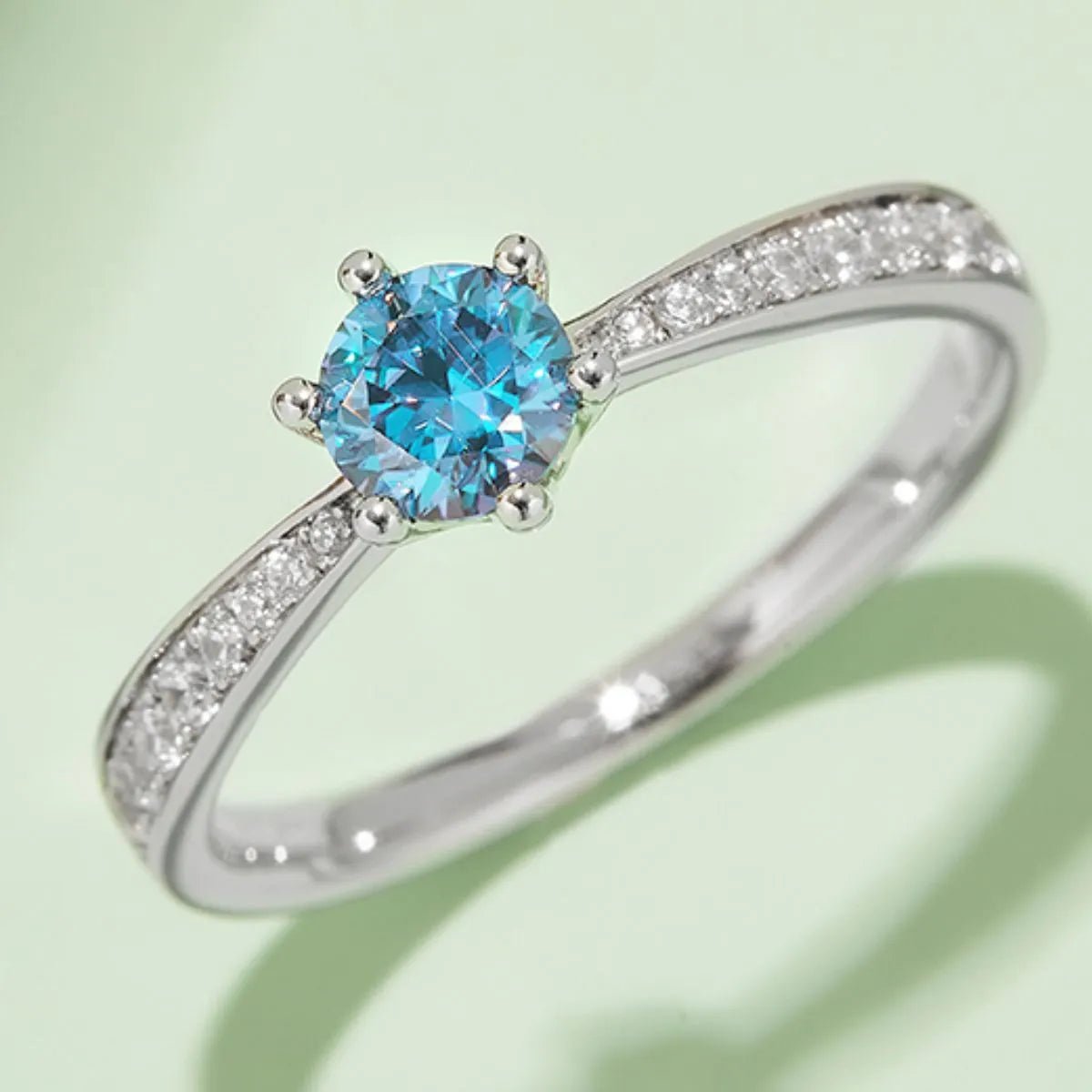 Moissanite 925 Sterling Silver Ring - Samuels Jewelers